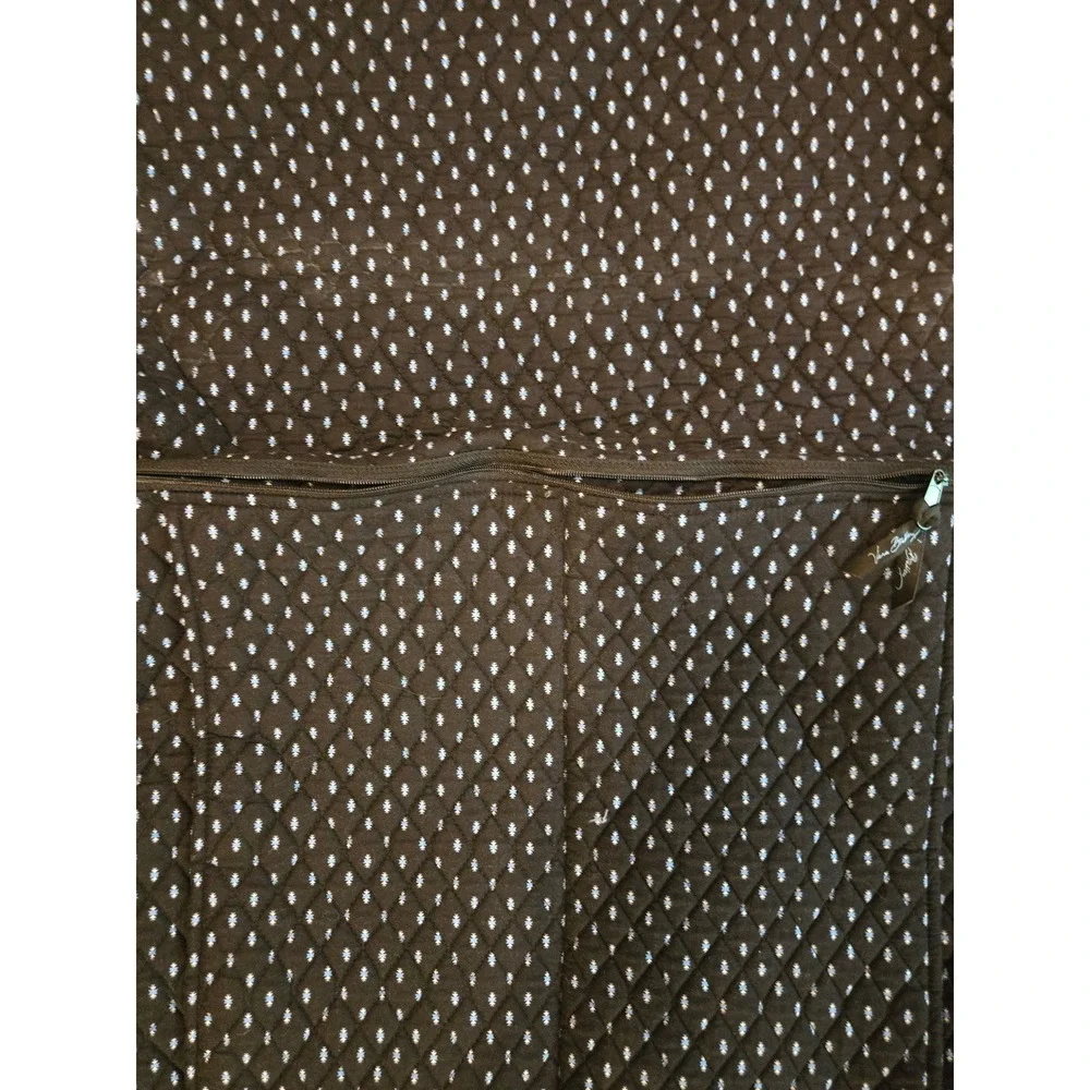 Vera Bradley Night and Day Quilted Hanging Garment Bag Travel Suit Carrier Blue